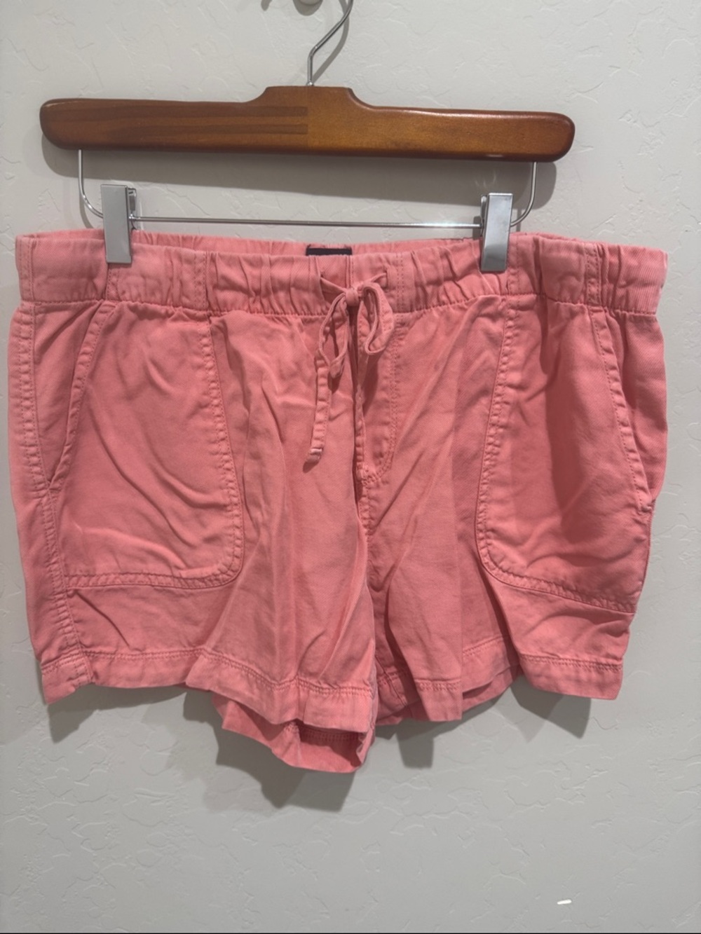 GAP Coral Pink Drawstring Shorts